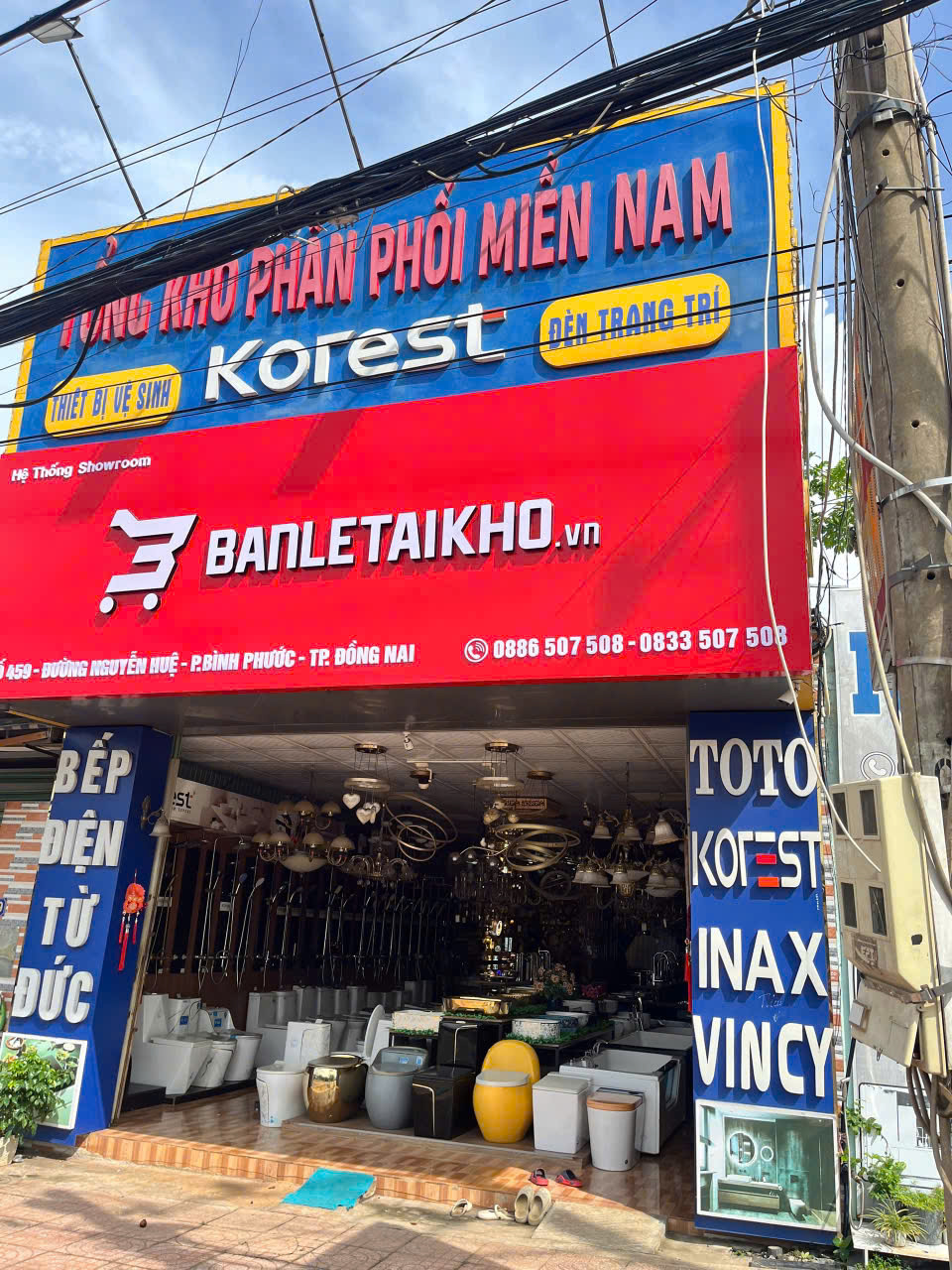 Showroom Bán Lẻ Tại Kho Bình Phước