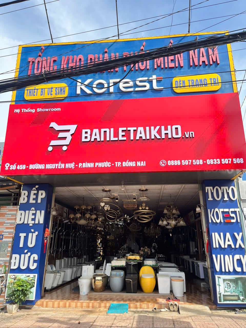 Showroom Bán Lẻ Tại Kho Bình Phước