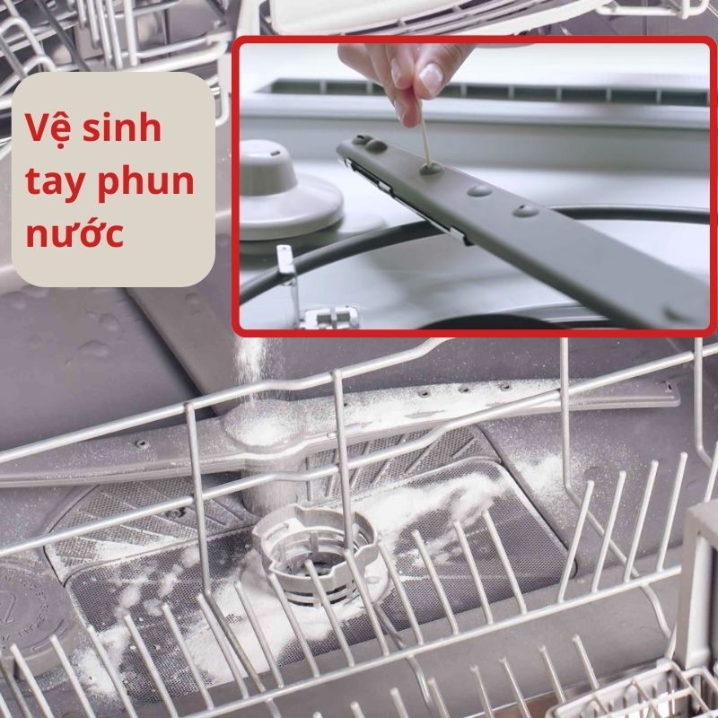 Hướng dẫn cách vệ sinh máy rửa bát Bosch nhanh chóng và đúng cách 4 vệ sinh máy rửa bát bosch