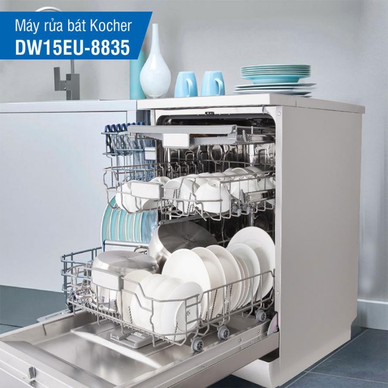 Máy rửa bát Kocher KDEU8835 Series 6 độc lập chính hãng