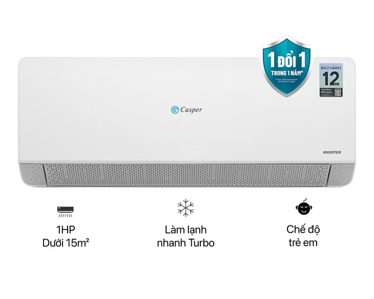 Máy lạnh Casper Inverter 1.0 HP QC-09IU36A
