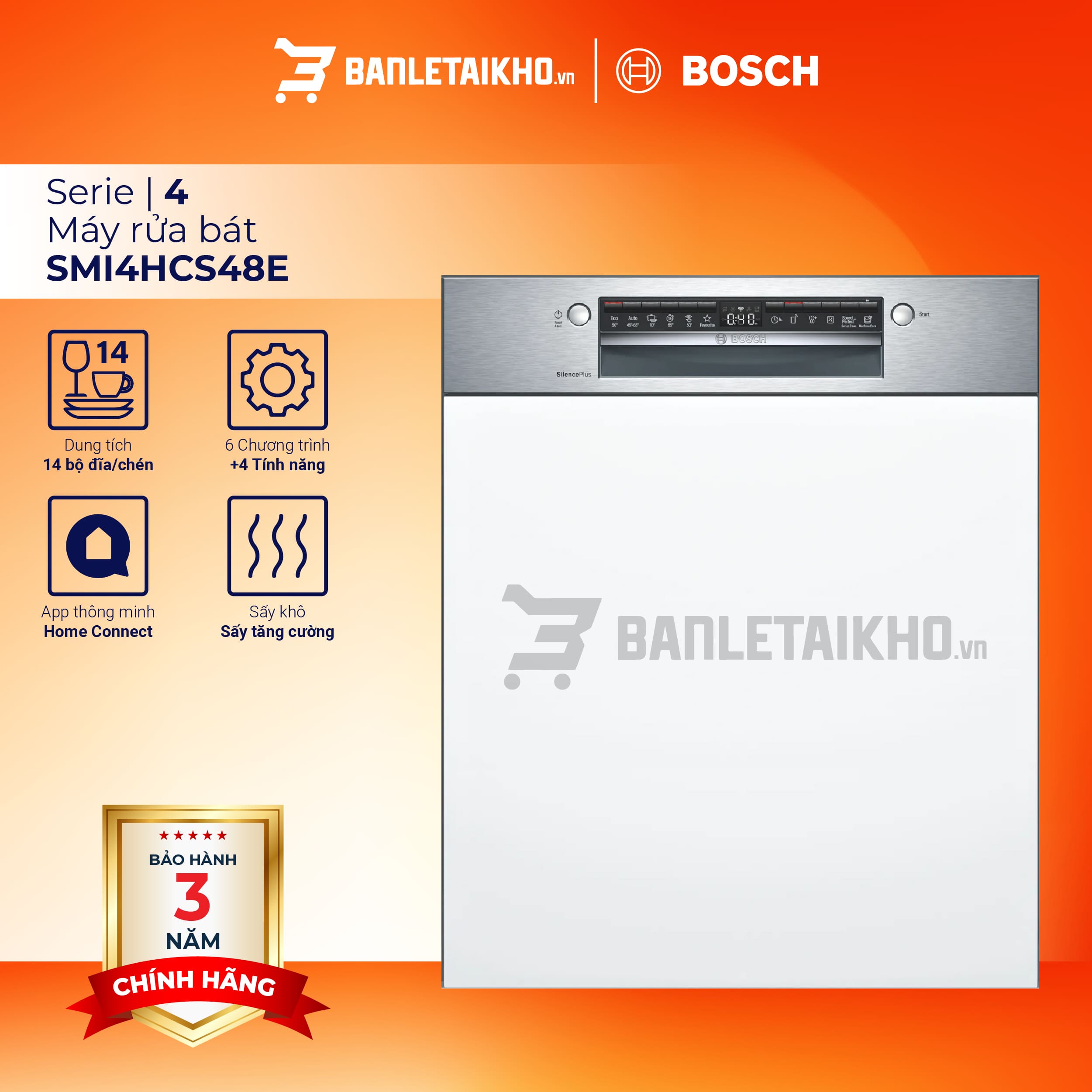 m&aacute;y rửa b&aacute;t bosch smi4hcs48e