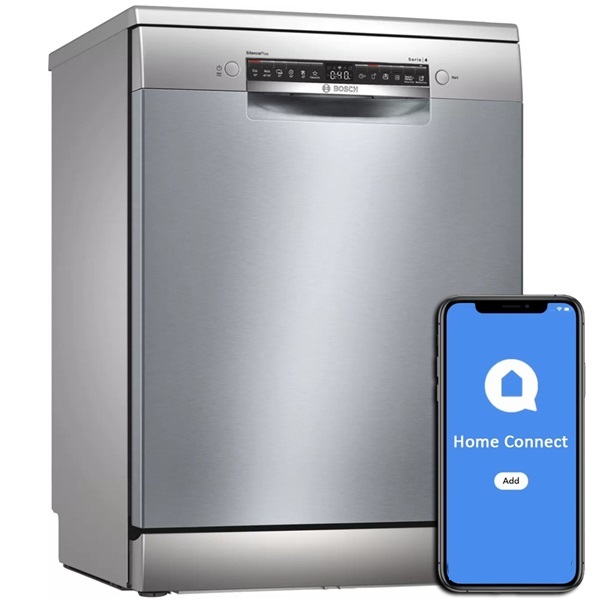 T&iacute;nh năng HomeConnect gi&uacute;p bạn điều khiển m&aacute;y từ xa dễ d&agrave;ng