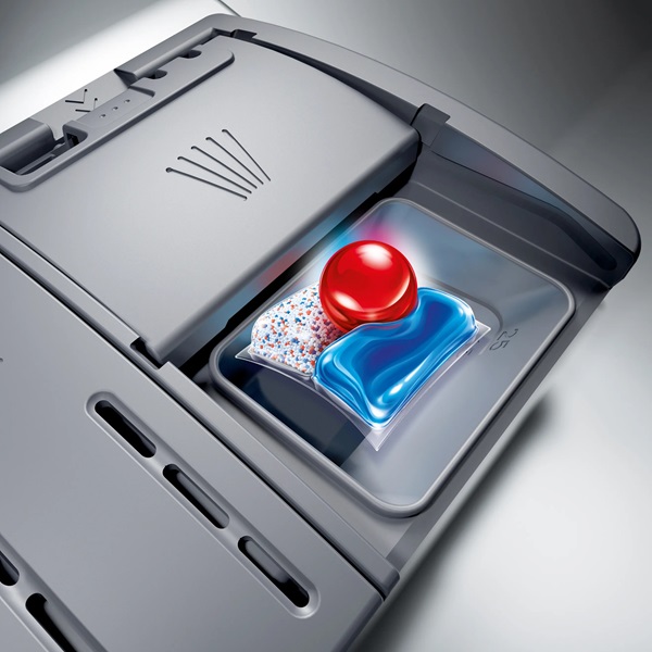 M&aacute;y rửa b&aacute;t Bosch SMS6ECI93E sẽ ph&aacute;t cảnh b&aacute;o khi sắp hết vi&ecirc;n tẩy rửa