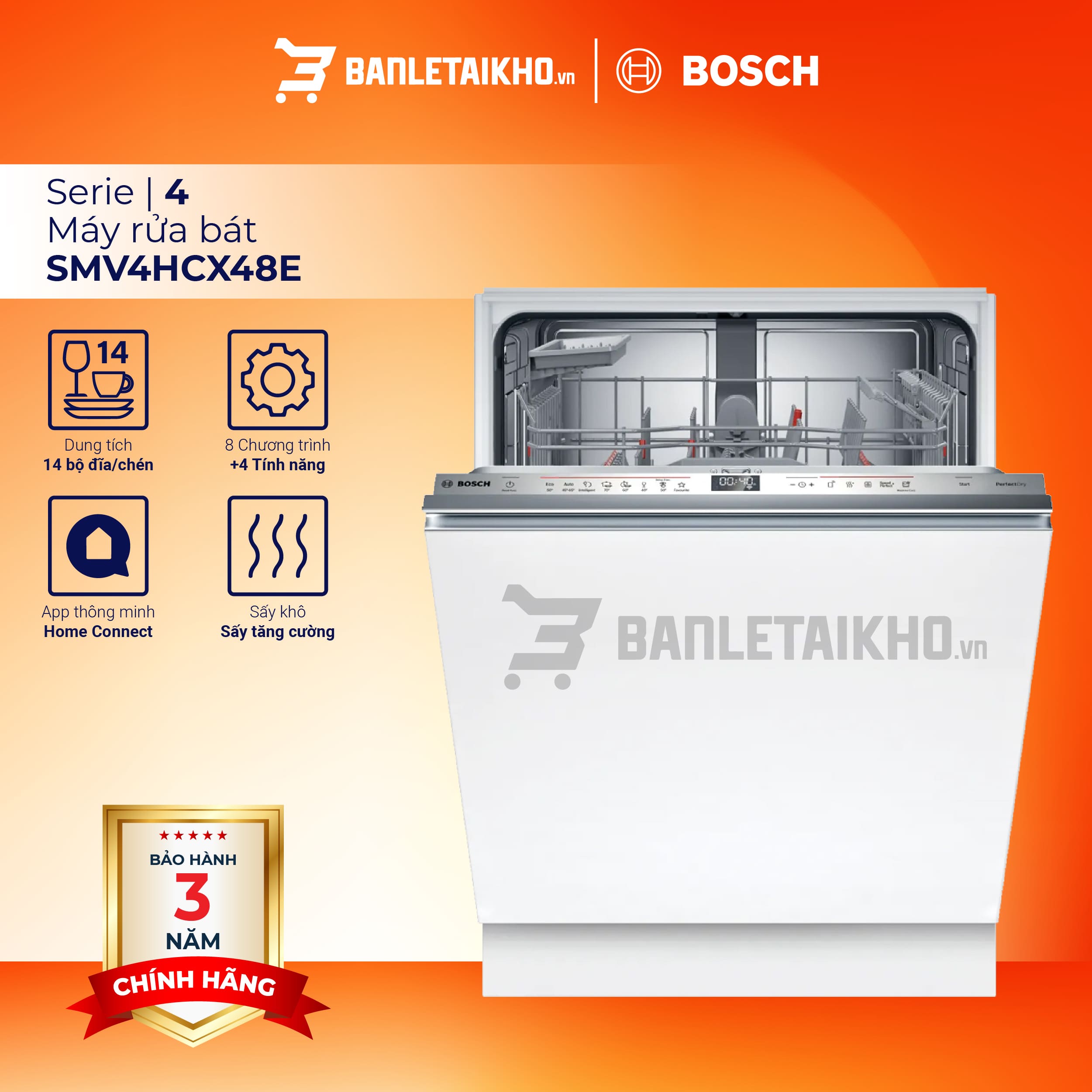 m&aacute;y rửa b&aacute;t bosch SMV4HCX48E