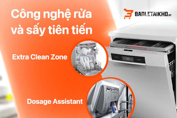 M&aacute;y trang bị c&ocirc;ng nghệ rửa, sấy cực kỳ hiện đại