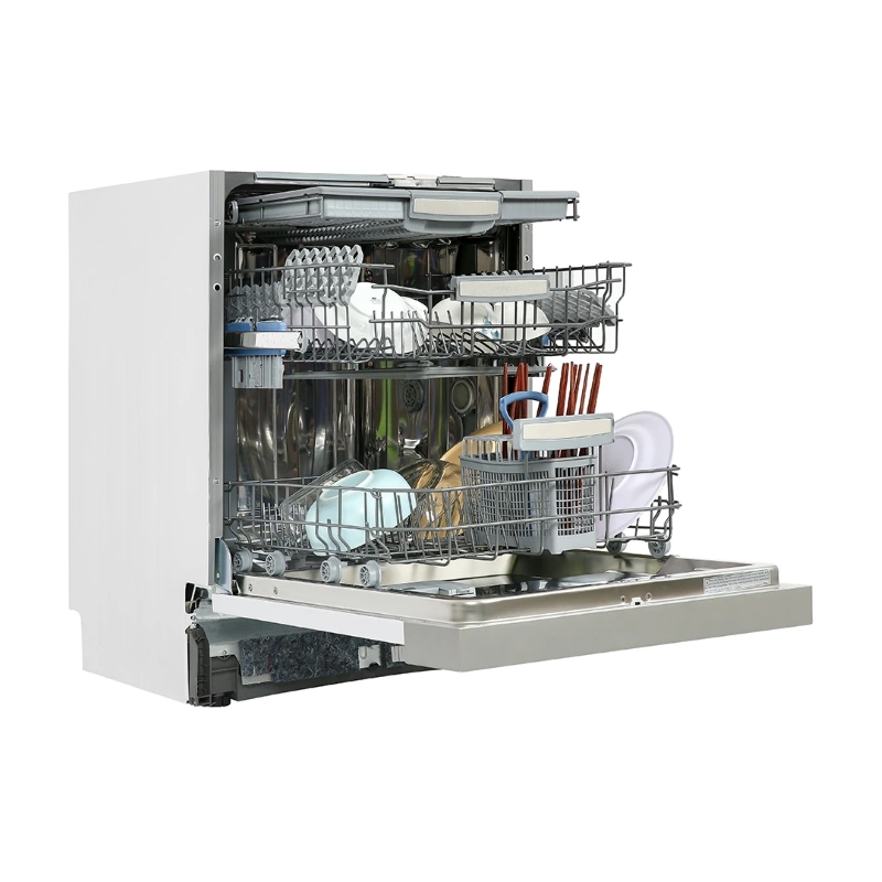 M&aacute;y rửa ch&eacute;n b&aacute;n &acirc;m Hafele HDW-HI60C 533.23.120 thiết kế nhiều ngăn chứ, tiết kiệm c&ocirc;ng sức