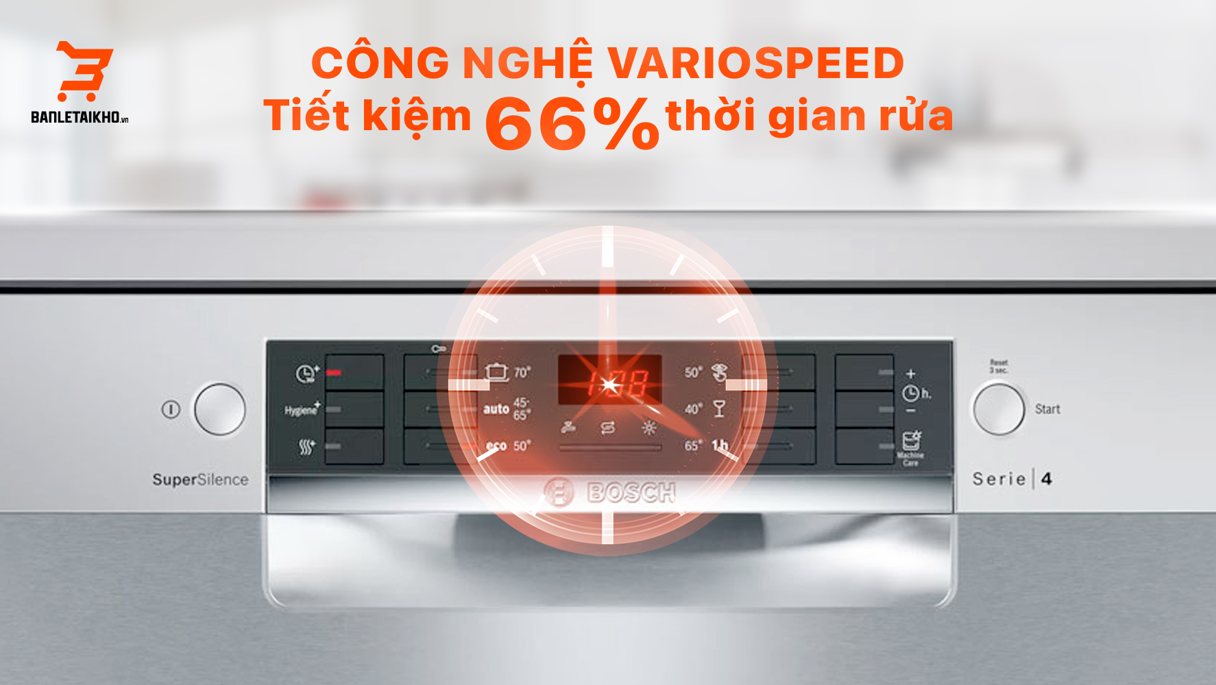 T&iacute;nh năng VarioSpeed Plus th&iacute;ch hợp cho những gia đ&igrave;nh bận rộn, cần tiết kiệm thời gian.