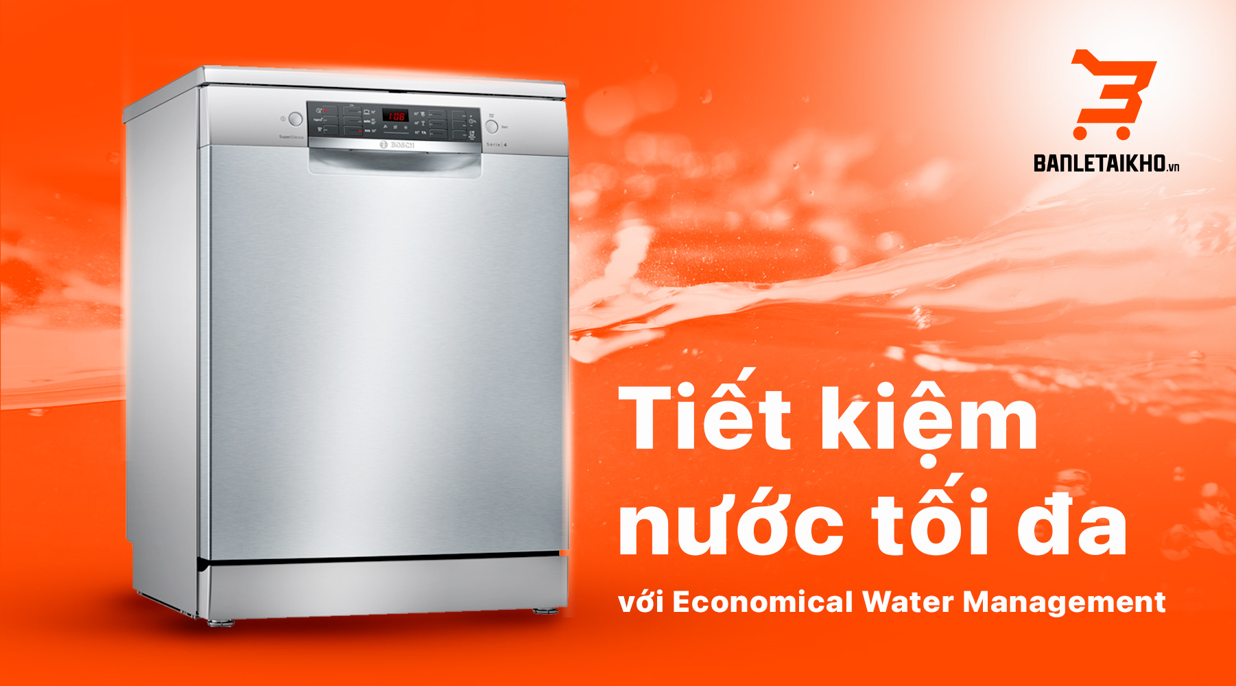 Economical Water management rửa với lượng nước &iacute;t nhất m&agrave; vẫn đảm bảo sạch