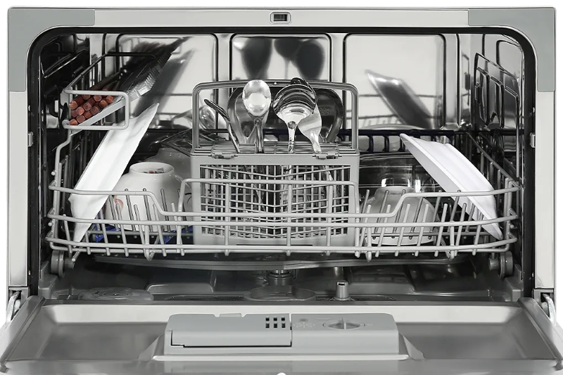 M&aacute;y rửa ch&eacute;n mini 6 Bộ Hafele HDW-T50A 538.21.190 c&oacute; chương tr&igrave;nh rửa đa dạng