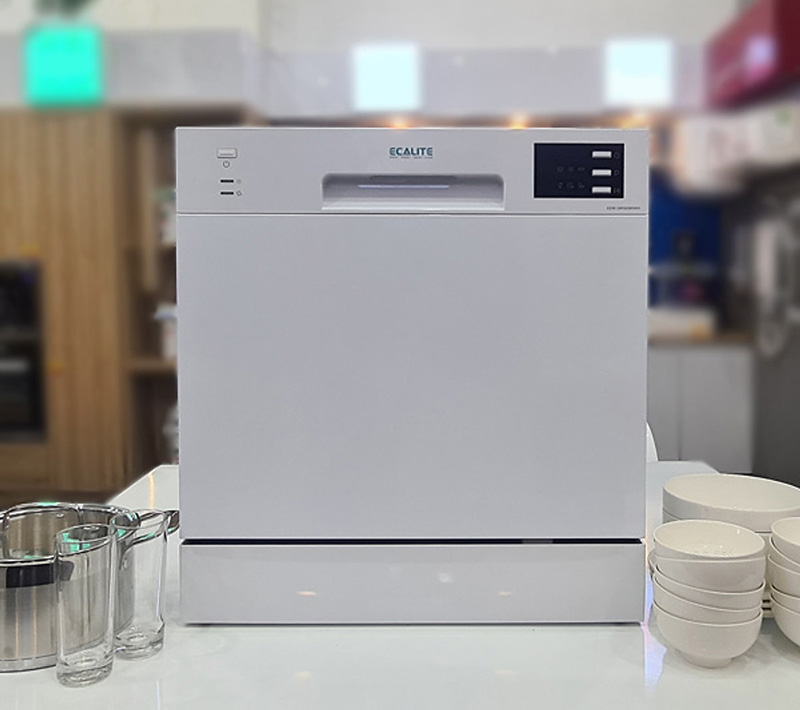 M&aacute;y Rửa Ch&eacute;n Mini 8 Bộ Ecalite EDW-SMS6080WH