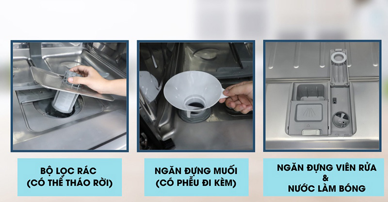 M&aacute;y Rửa Ch&eacute;n Mini 8 Bộ Ecalite EDW-SMS6080WH