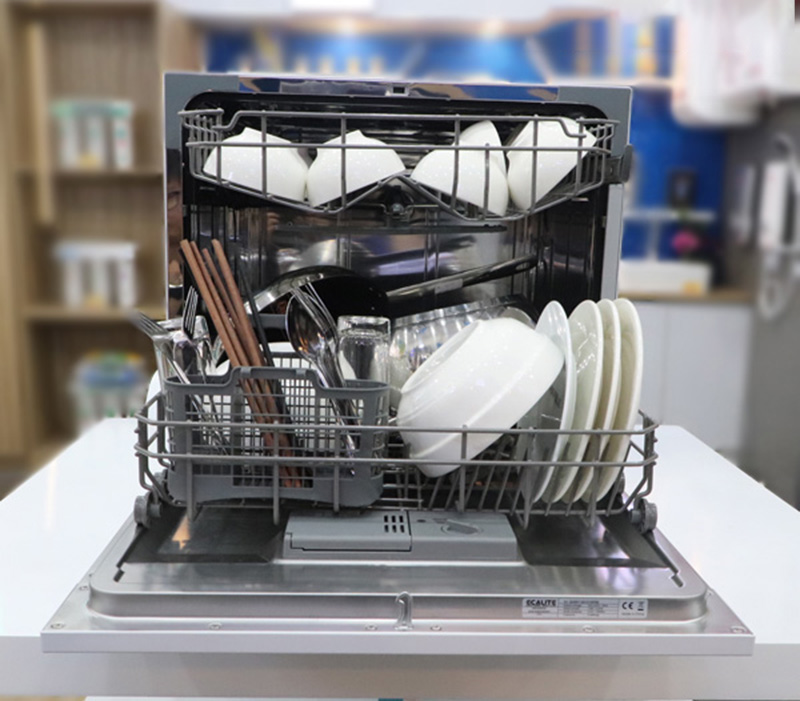M&aacute;y Rửa Ch&eacute;n Mini 8 Bộ Ecalite EDW-SMS6080WH