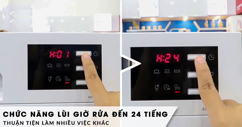 M&aacute;y Rửa Ch&eacute;n Mini 8 Bộ Ecalite EDW-SMS6080WH
