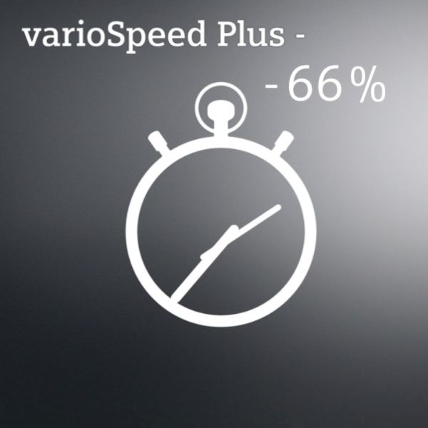 C&ocirc;ng nghệ Speed Perfect+ đột ph&aacute; gi&uacute;p r&uacute;t ngắn thời gian rửa l&ecirc;n đến 66%&nbsp;
