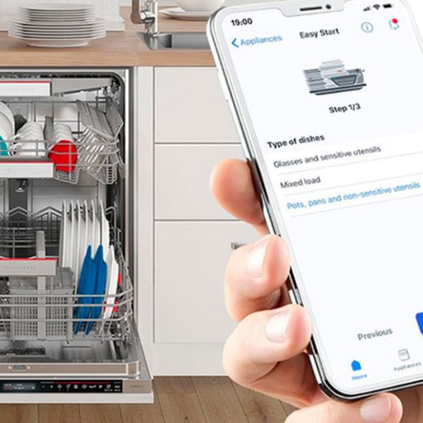 Ứng dụng Home Connect gi&uacute;p đưa ra c&aacute;c đề xuất chương tr&igrave;nh rửa ph&ugrave; hợp