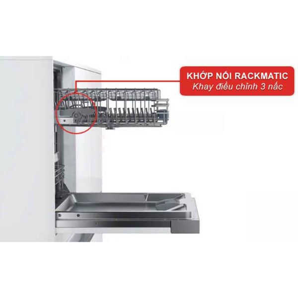 M&aacute;y rửa ch&eacute;n trang bị khớp nối RackMatic 3 nấc
