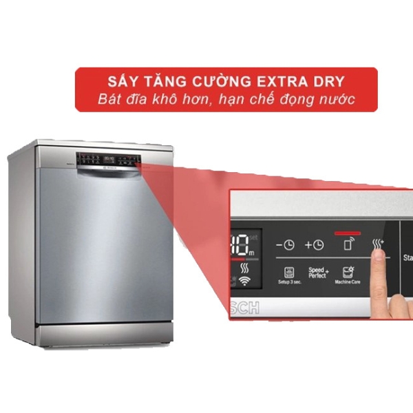 Chức năng Extra Dry gi&uacute;p loại bỏ ho&agrave;n to&agrave;n vi khuẩn v&agrave; mầm bệnh