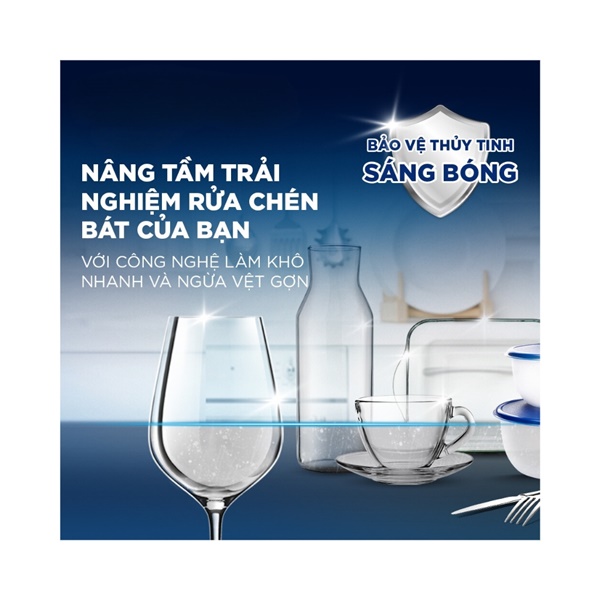 Chế độ n&agrave;y sẽ giữ ch&eacute;n b&aacute;t thủy tinh an to&agrave;n trong qu&aacute; tr&igrave;nh rửa, hạn chế va đập v&agrave; trầy xước