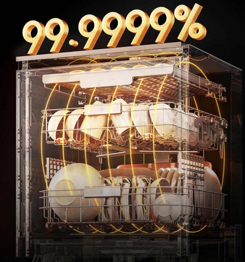 M&aacute;y rửa ch&eacute;n Texgio Dishwasher TGD8615BE