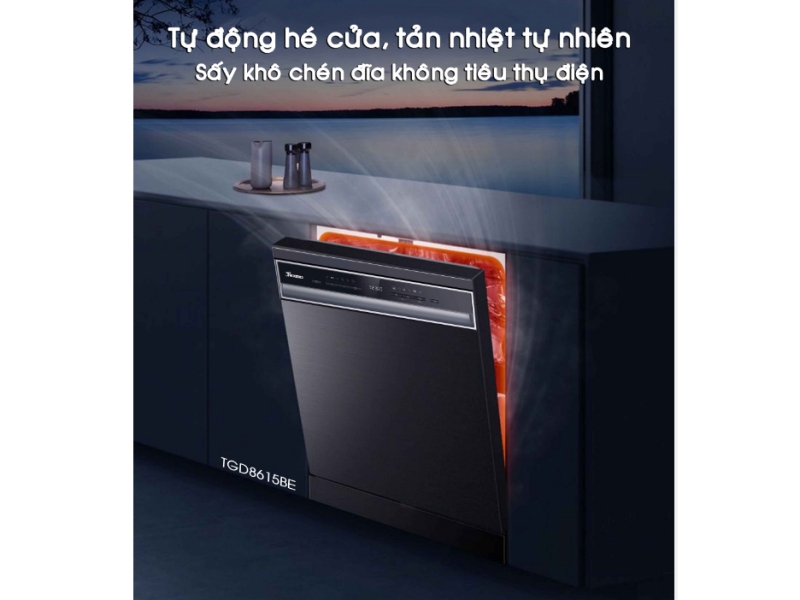 M&aacute;y rửa ch&eacute;n Texgio Dishwasher TGD8615BE