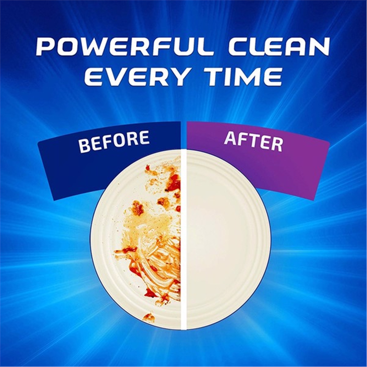 Vi&ecirc;n rửa ch&eacute;n Finish All In 1 Max 48V c&oacute; khả năng loại bỏ vết bẩn cứng đầu