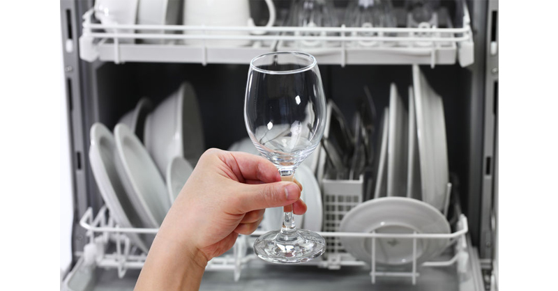 Chế độ rửa nhẹ đảm bảo đồ thủy tinh tránh được các tác động mạnh