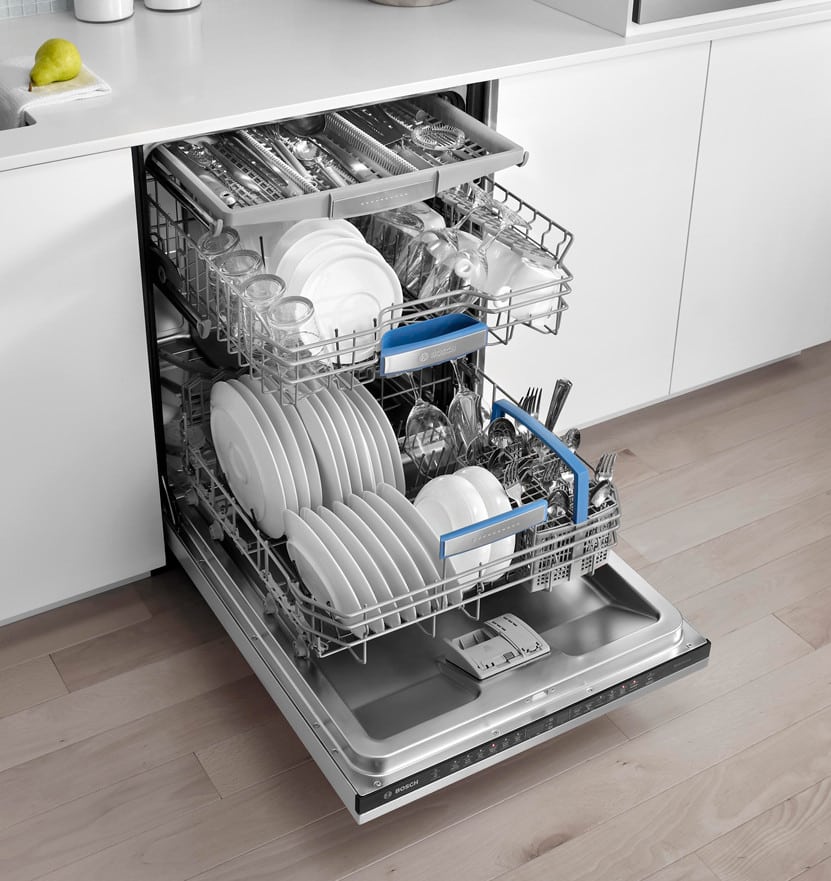 Máy rửa bát Galanz W45A3A401S-0E1(SS) có thể loại bỏ vết bẩn cứng đầu bám trên 11 bộ chén đĩa châu Âu