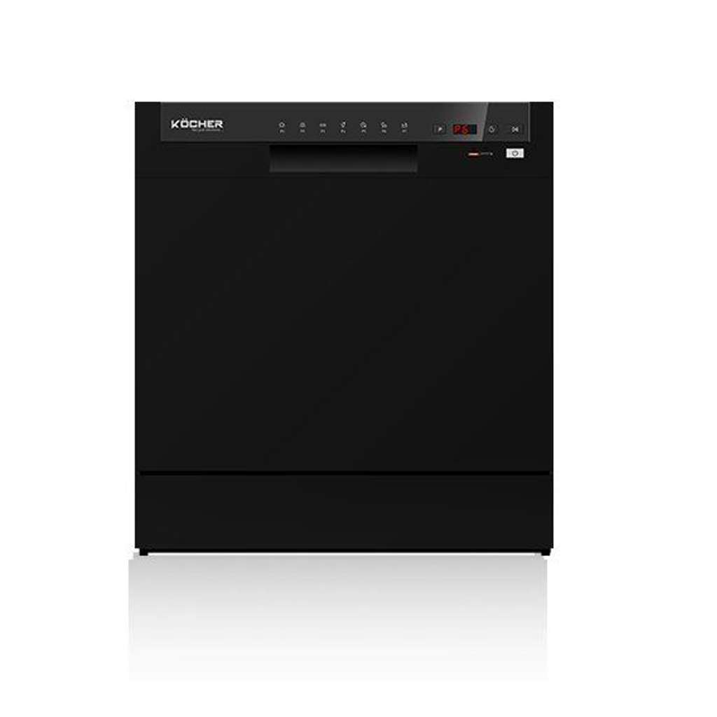 Máy rửa bát Kocher KDEU-8838BL có thiết kế hiện đại với lớp vỏ thép không gỉ sang trọng