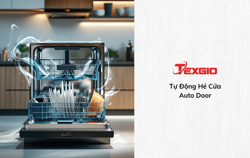 C&ocirc;ng nghệ sấy PTC&trade; Drying v&agrave; t&iacute;nh năng Auto Door gi&uacute;p b&aacute;t đĩa kh&ocirc; nhanh, tiết kiệm năng lượng